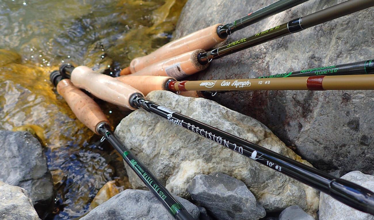 Glossy Brown 9’ 4pc Fly Rod Blank 5wt 